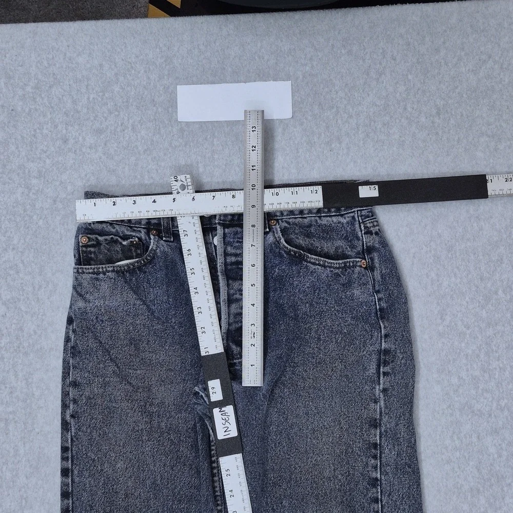 VINTAGE Levi's 501 Men Jeans 31X32 Gray 90s‎ USA Denim Straight 29